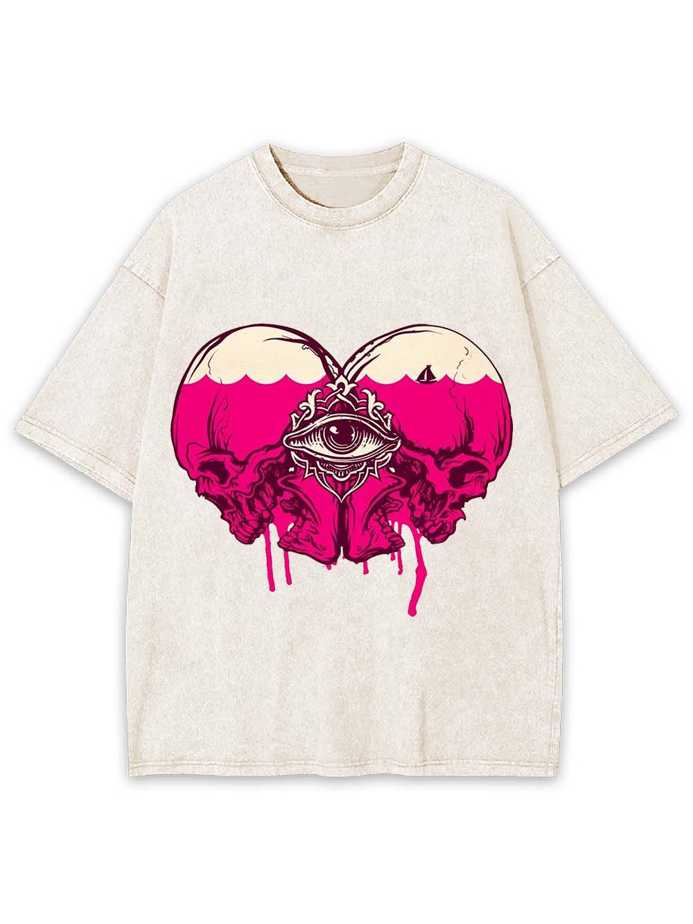 Heart of the All-Seeing Washed Tshirt