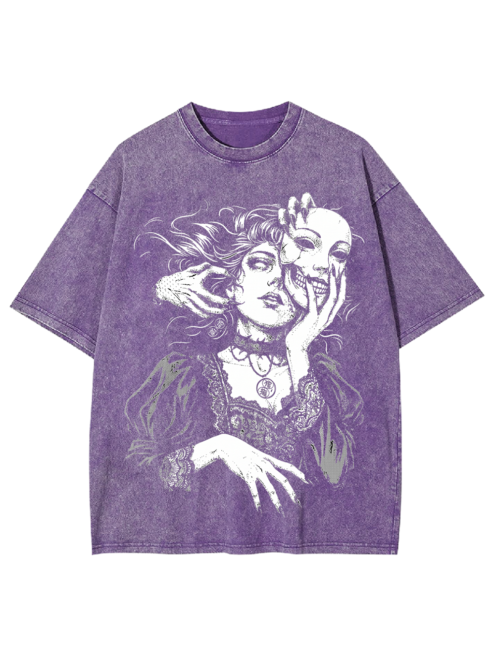 DESIRE MASK GIRL WASHED TSHIRT