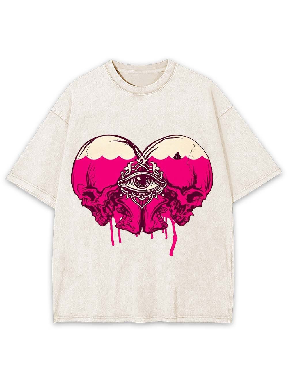 Heart of the All-Seeing Washed Tshirt