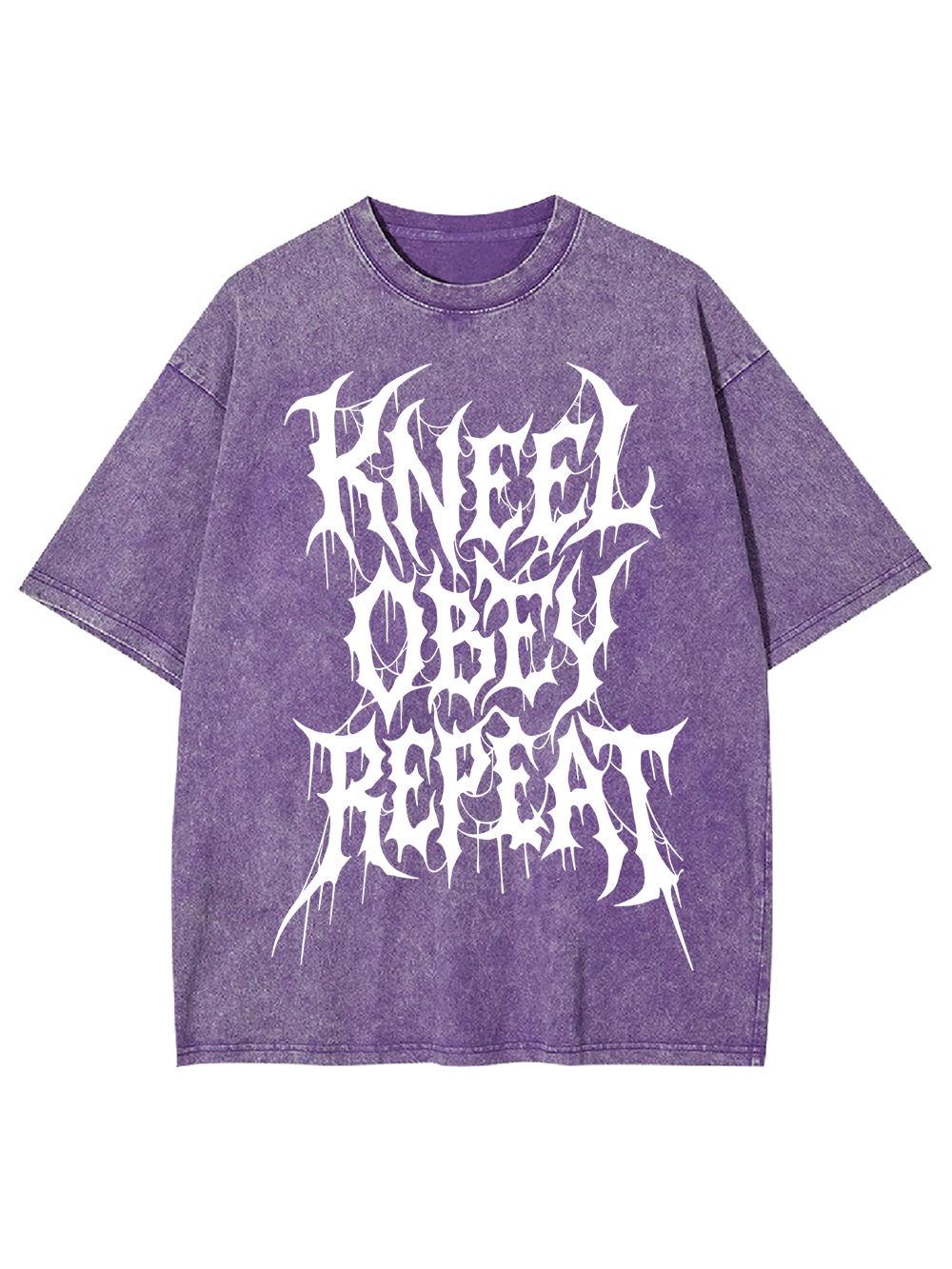 KNEEL OBEY REPEAT WASHED TSHIRT
