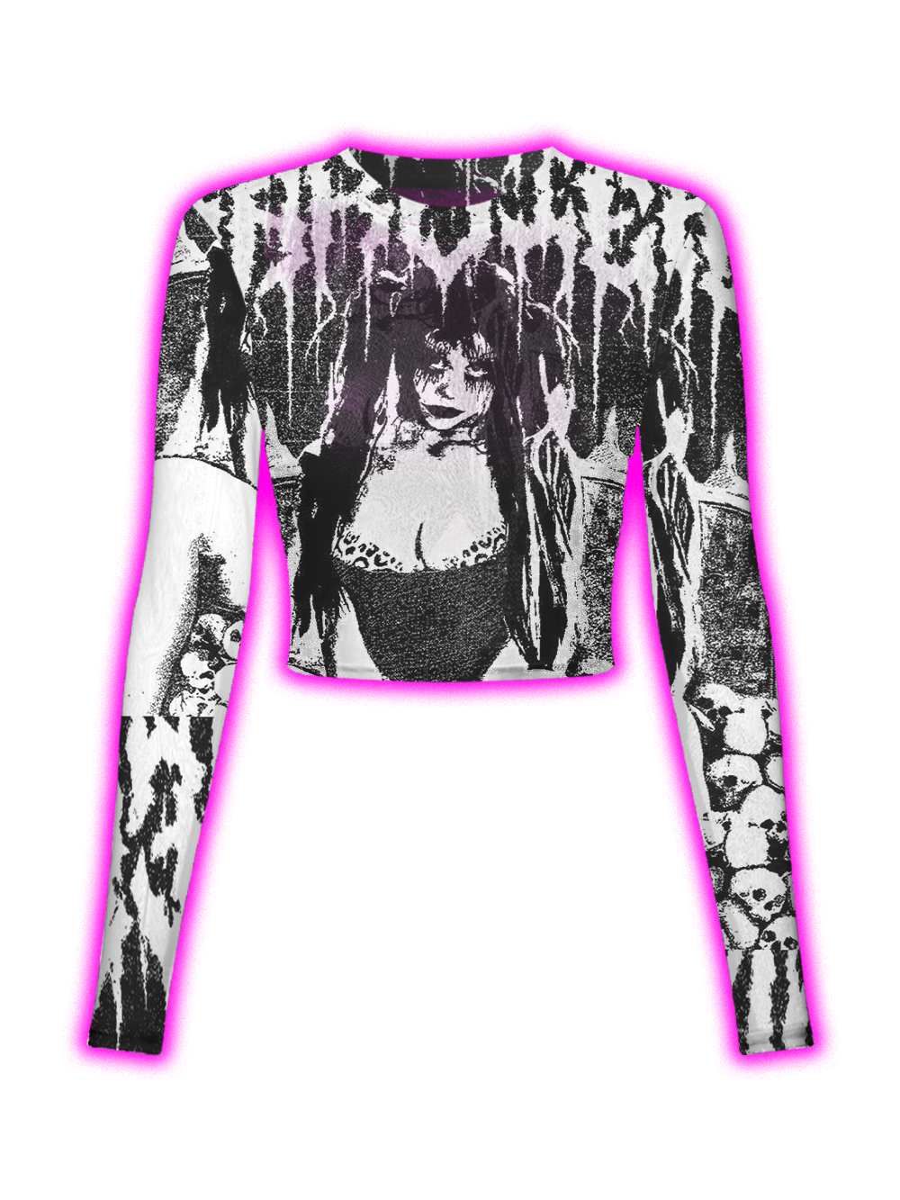 VAMPIRE QUEEN MESH TOP