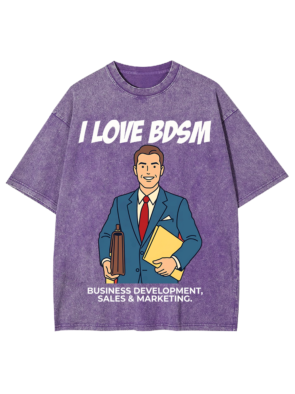 I LOVE BDSM WASHED TSHIRT