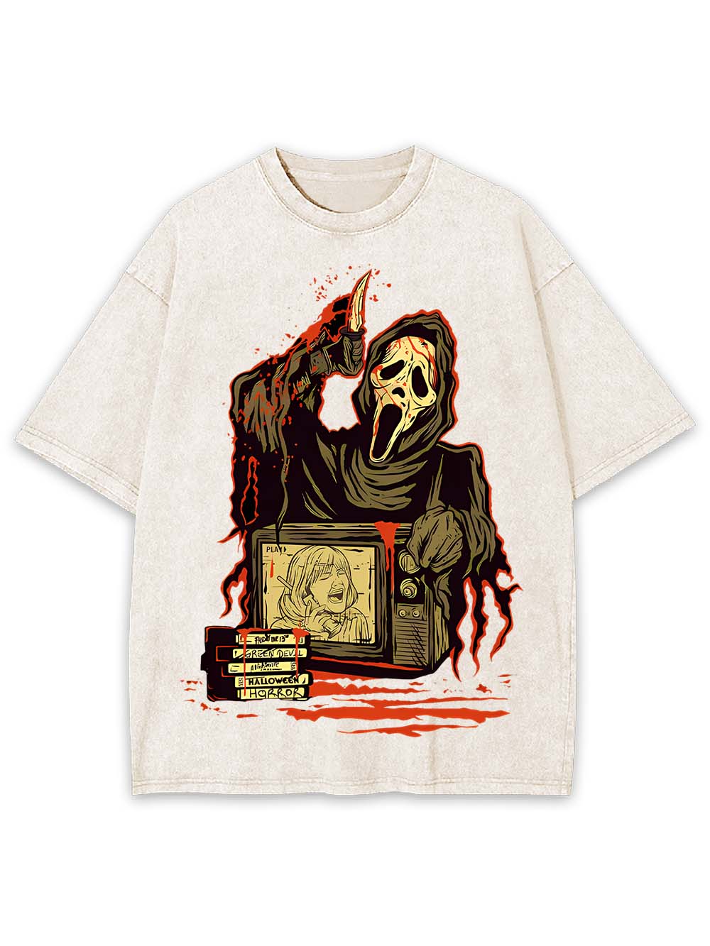 Scream of Horror Washed Tshirt