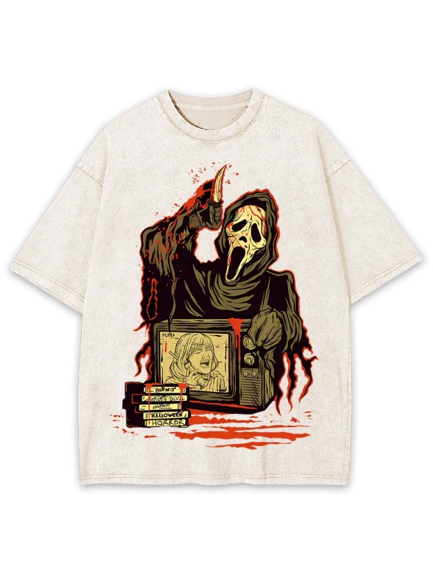 Scream of Horror Washed Tshirt