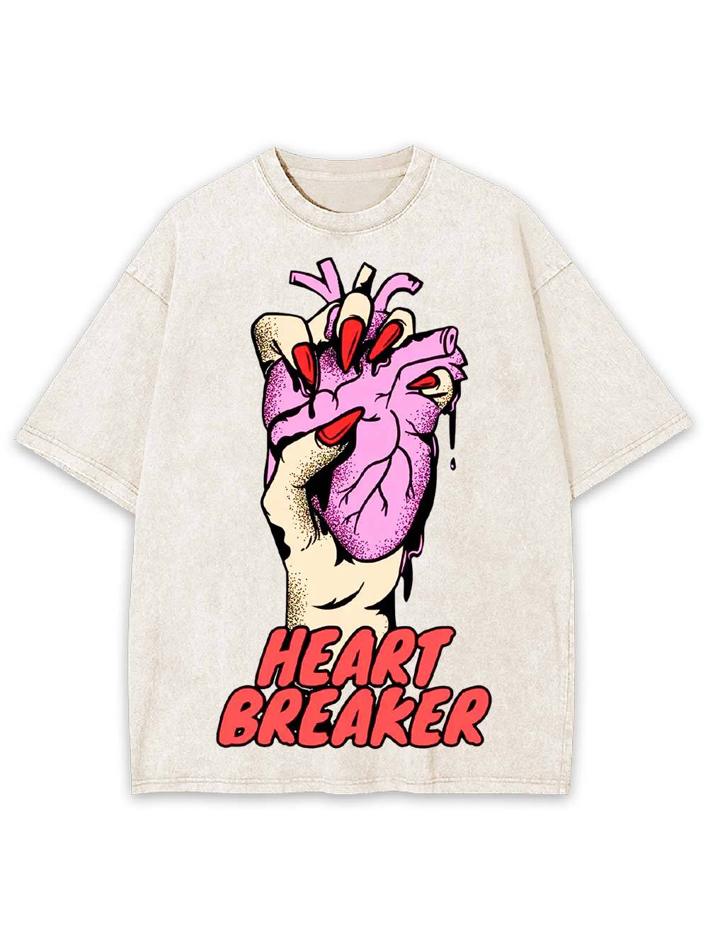 Heart Breaker Washed Tshirt