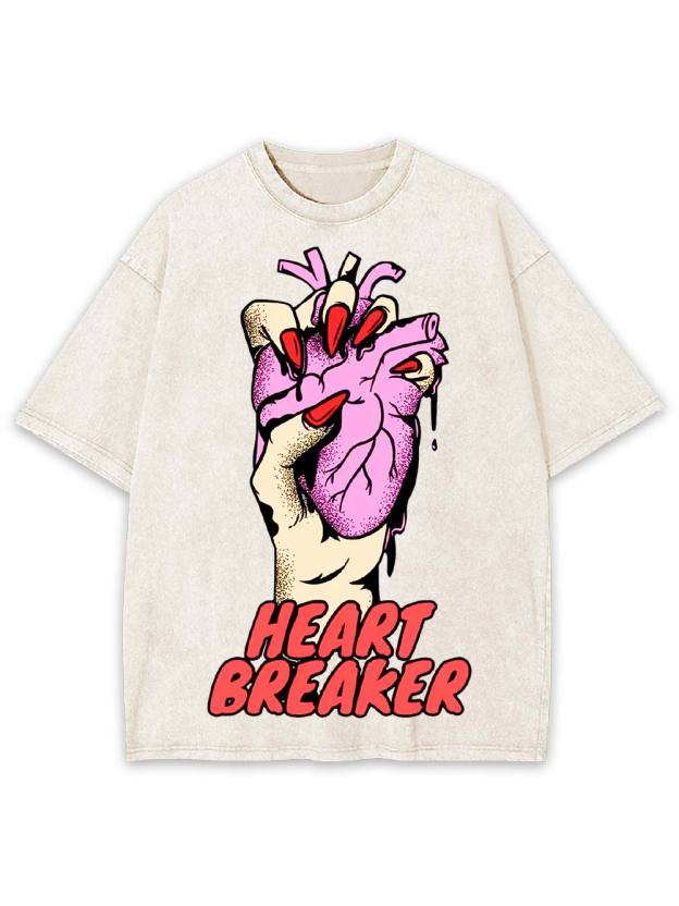 Heart Breaker Washed Tshirt