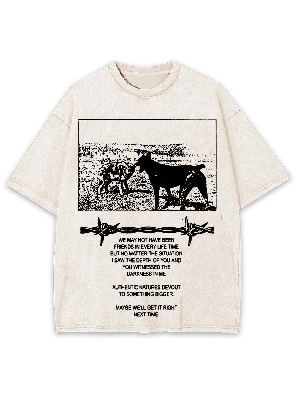 Bonds Beyond Lifetimes Washed Tshirt-ClassyOutlaw Sale