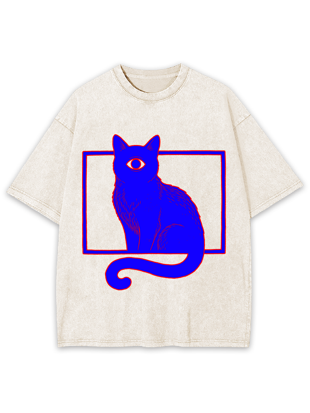 CYCLOPS CAT WASHED TSHIRT