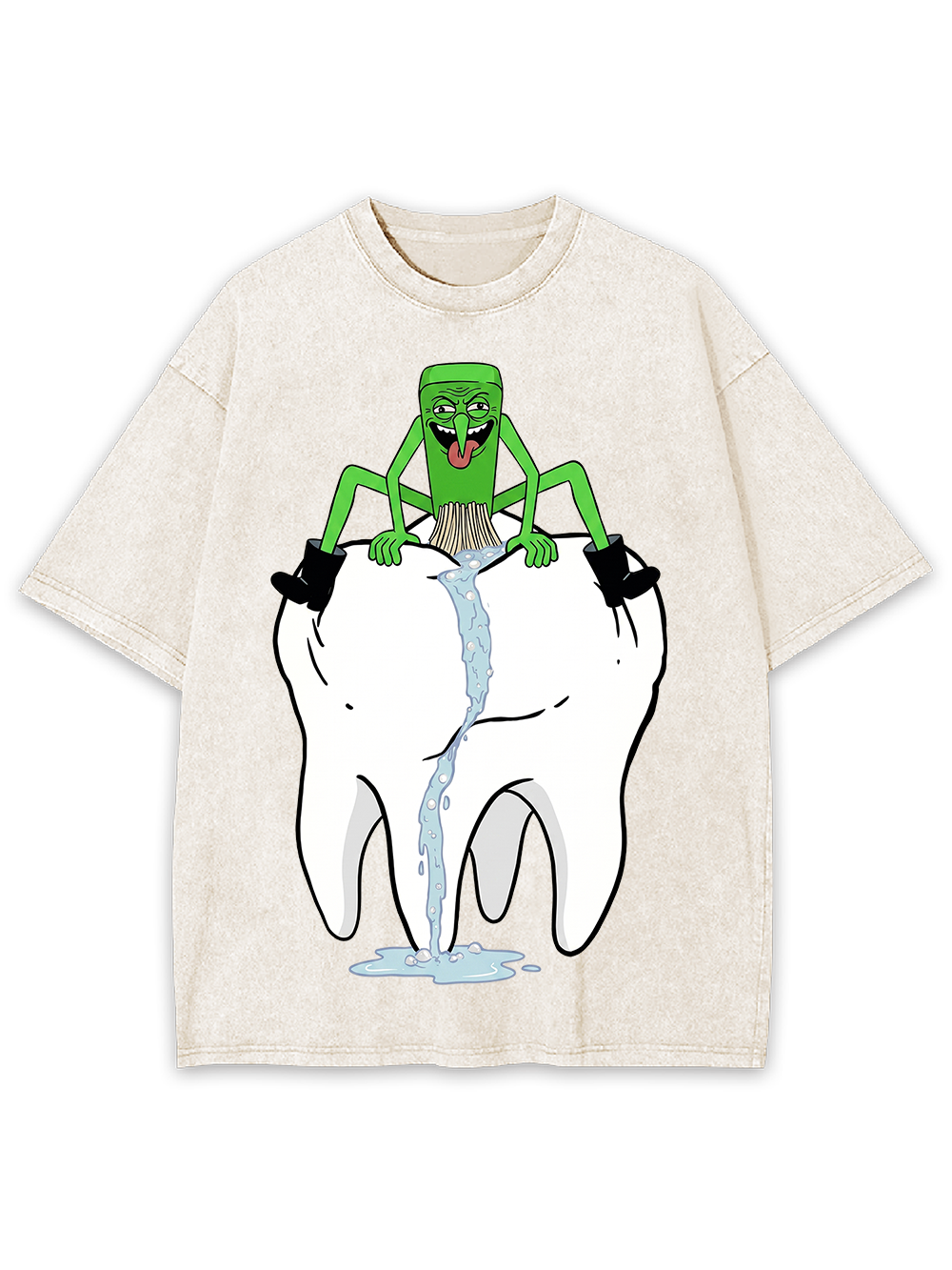 TOOTH WATERFALL GREMLIN WASHED TSHIRT