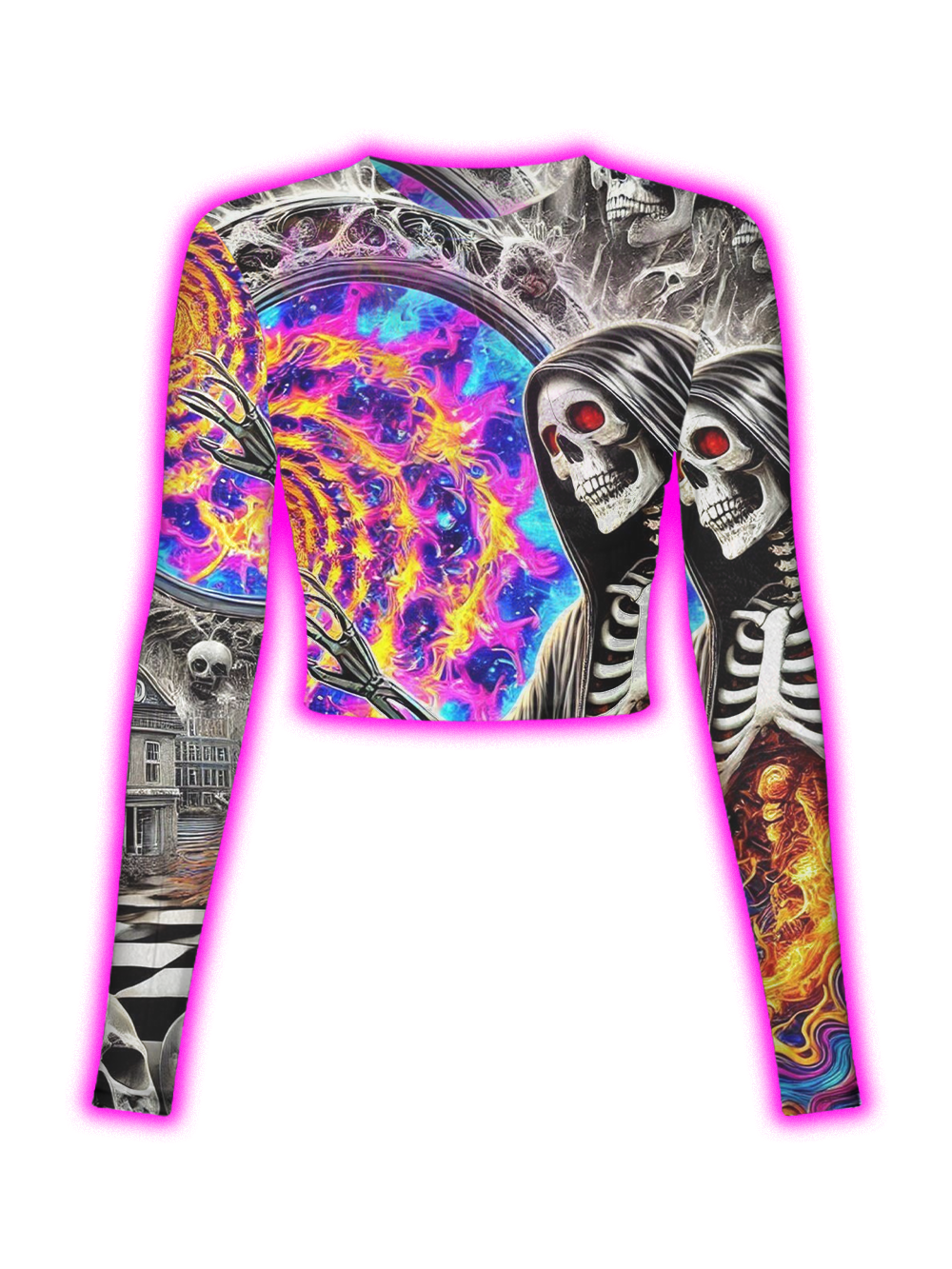 NEON APOCALYPSE REAPER MESH TOP