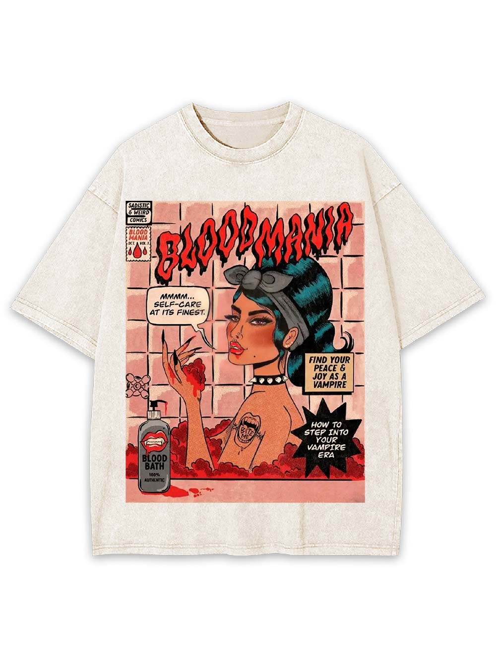 Blood Mania Washed Tshirt