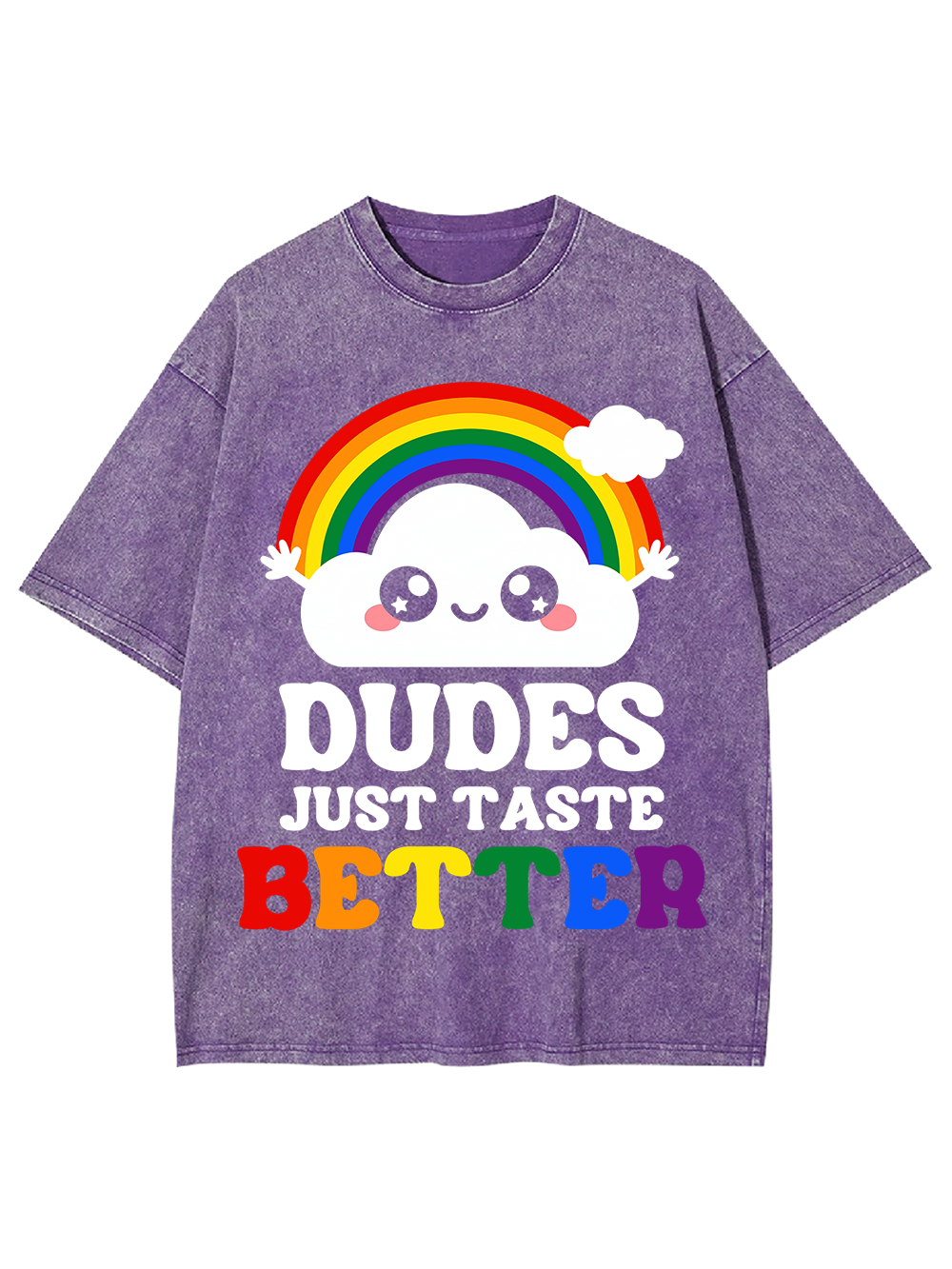 DUDES JUST TASTE BETTER WASHED TSHIRT
