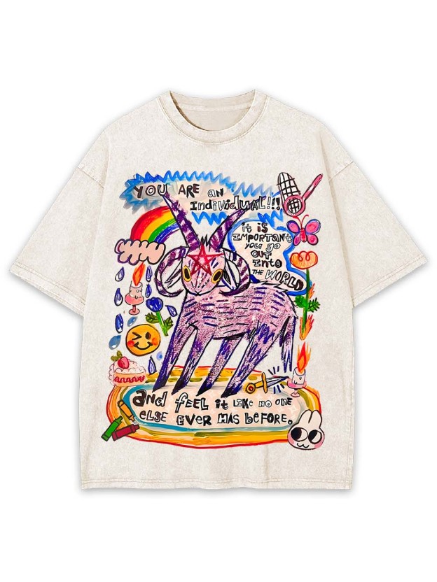 EMBRACE YOUR INDIVIDUALITY WASHED TSHIRT