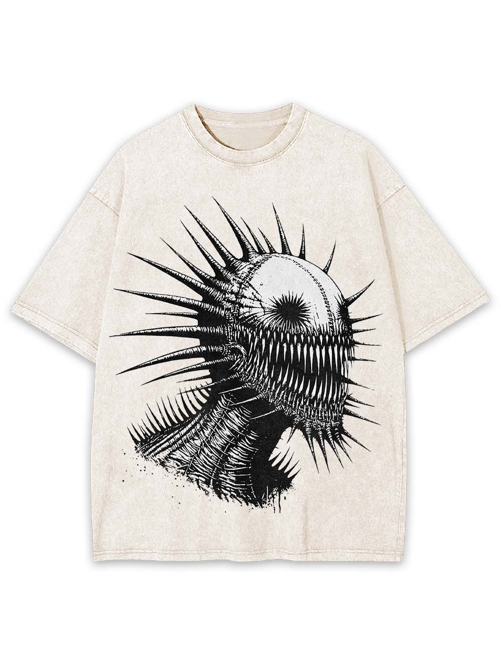 Spiked Nightmare Washed Tshirt