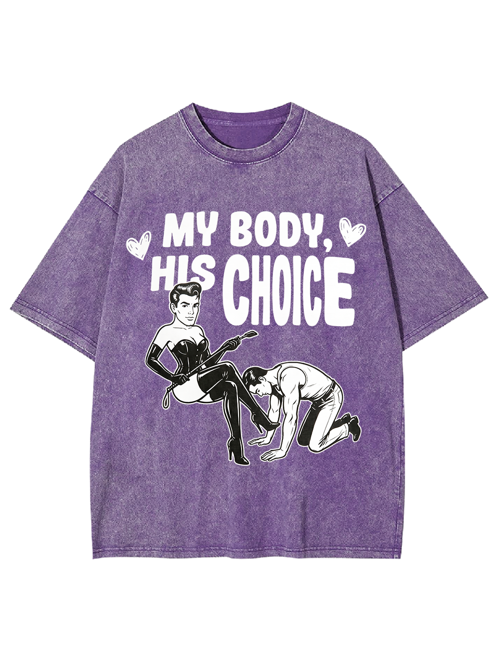 MY BODY, HIS CHOICE WASHED TSHIRT
