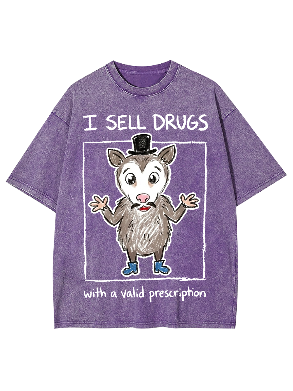 I SELL DRUGS WITH A VALID PRESCRIPTION WASHED TSHIRT