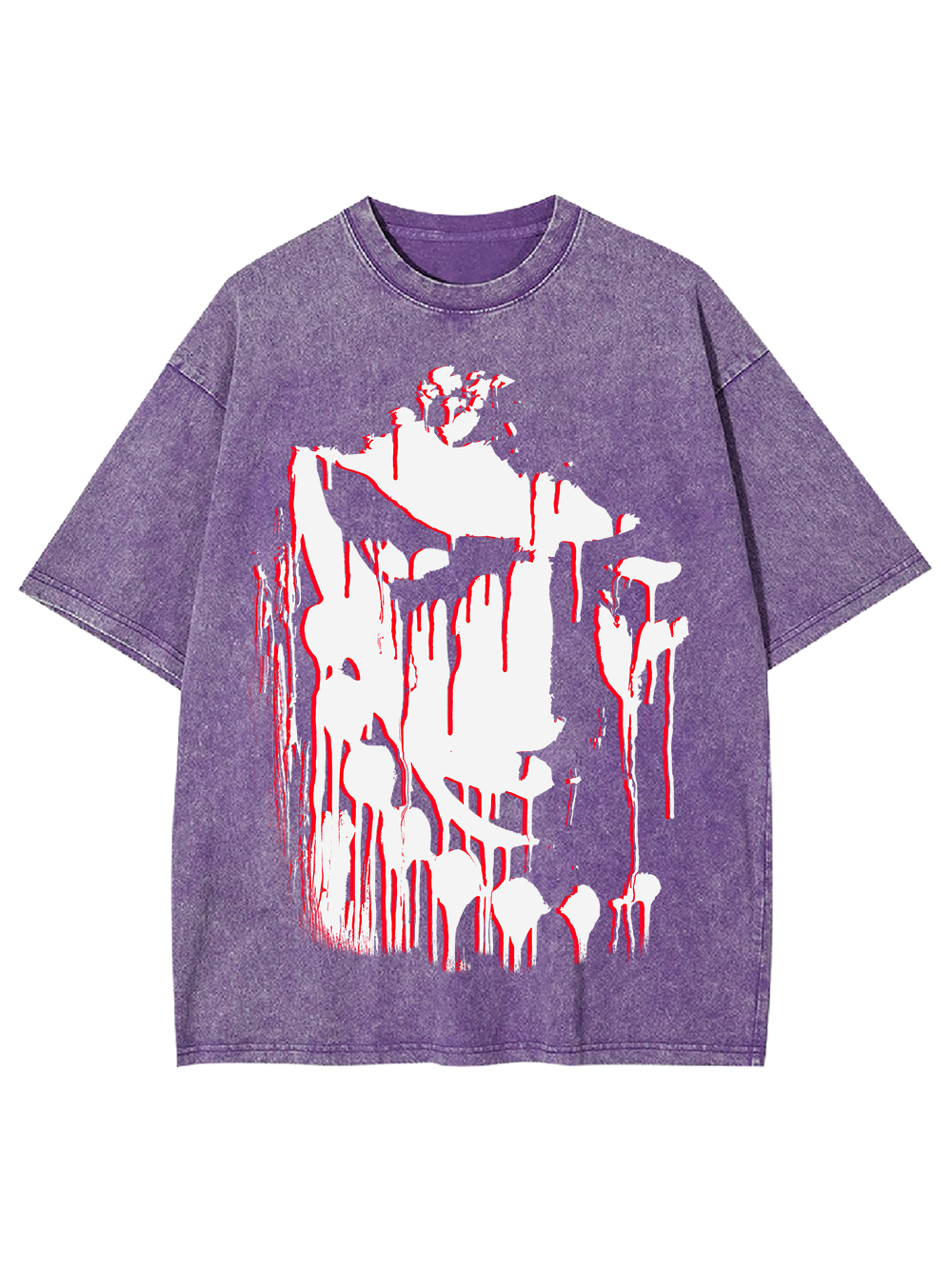 BLOODY DRIPPING FACE WASHED TSHIRT