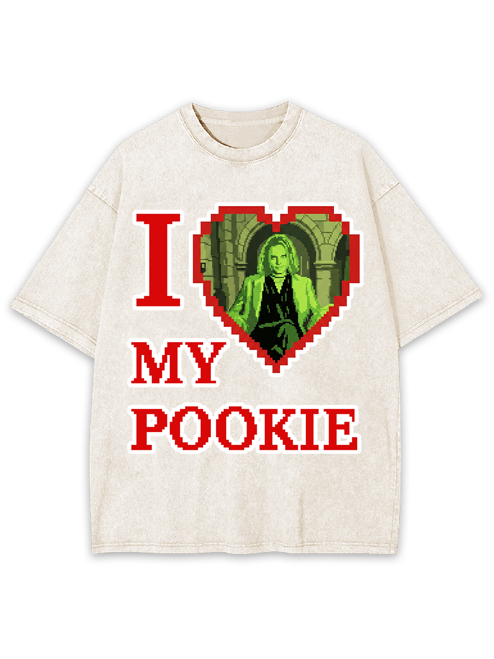I LOVE MY POOKIE WASHED TSHIRT