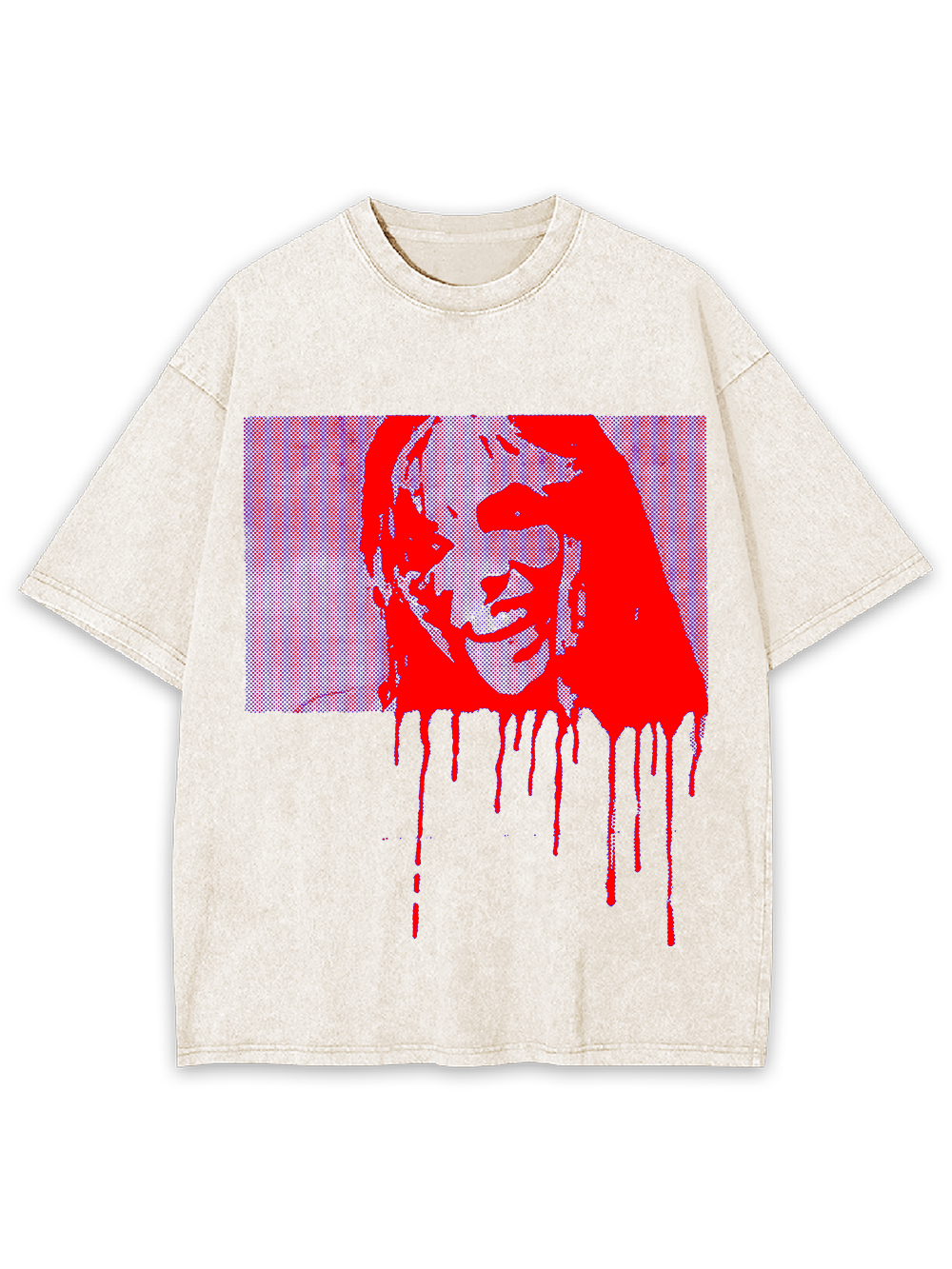 BLOODY SMILE AAA WASHED TSHIRT