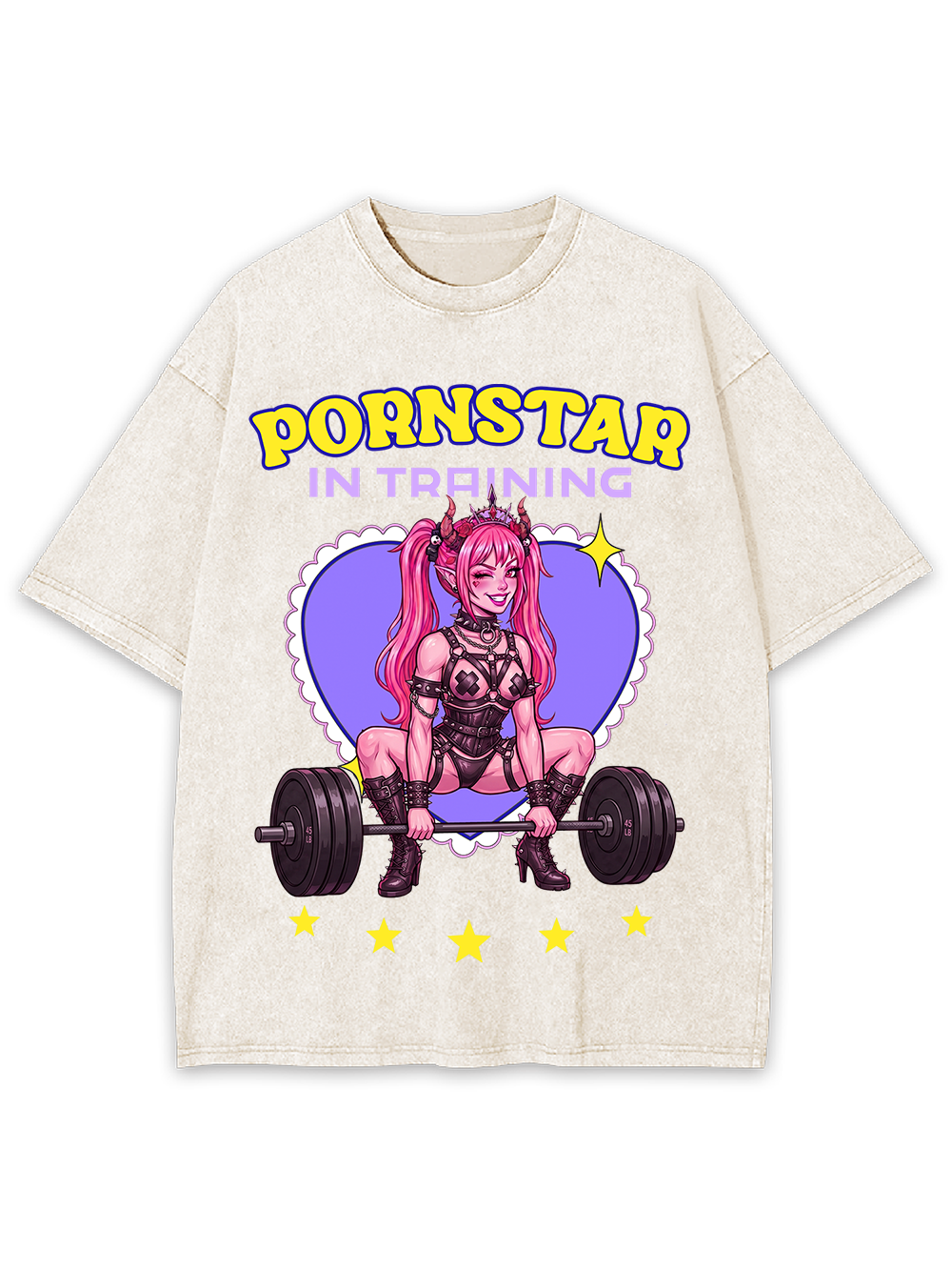 PORNSTAR IN TRAINING AAA WASHED TSHIRT