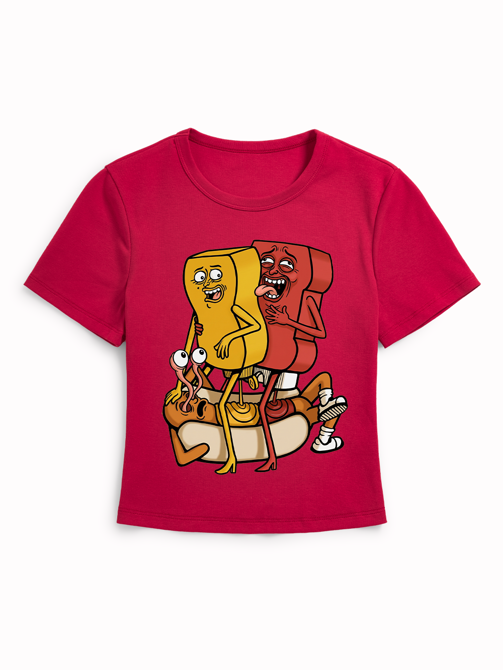 WEIRD FOOD ART BABY TEE