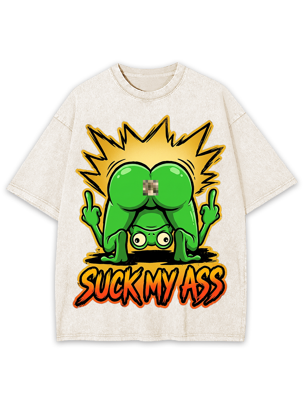 SUCK MY ASS WASHED TSHIRT