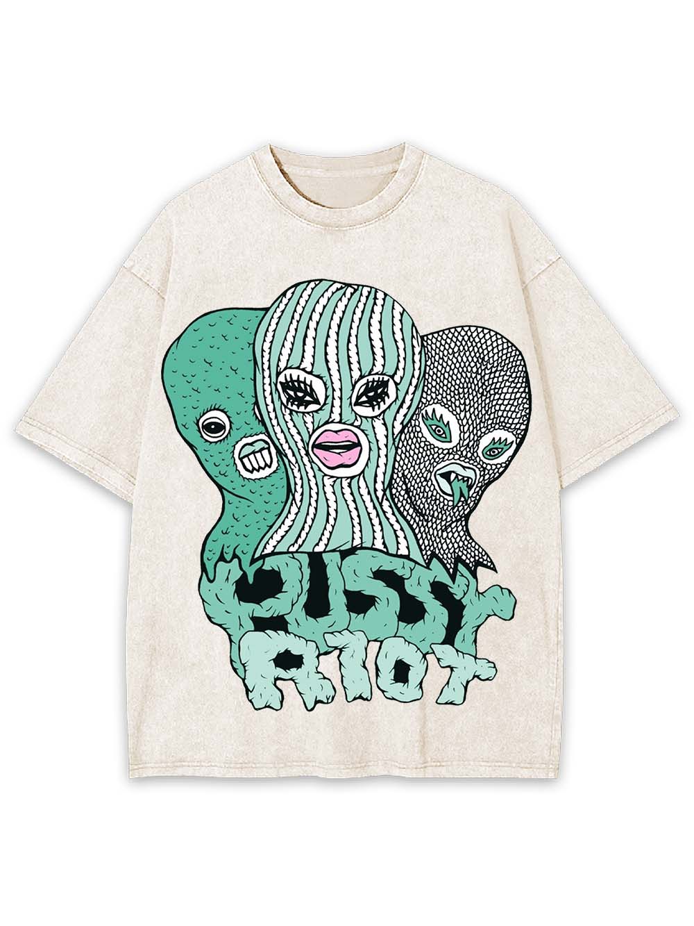 PUSSY RIOT WASHED TSHIRT