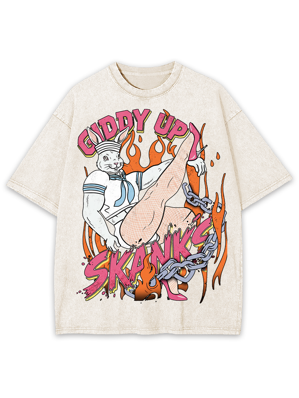 GIDDY UP SKANKS AAA WASHED TSHIRT