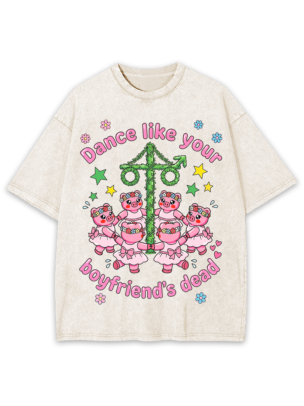 DANCE LIKE YOUR BOYFRIEND’S DEAD BEARS AAA WASHED TSHIRT