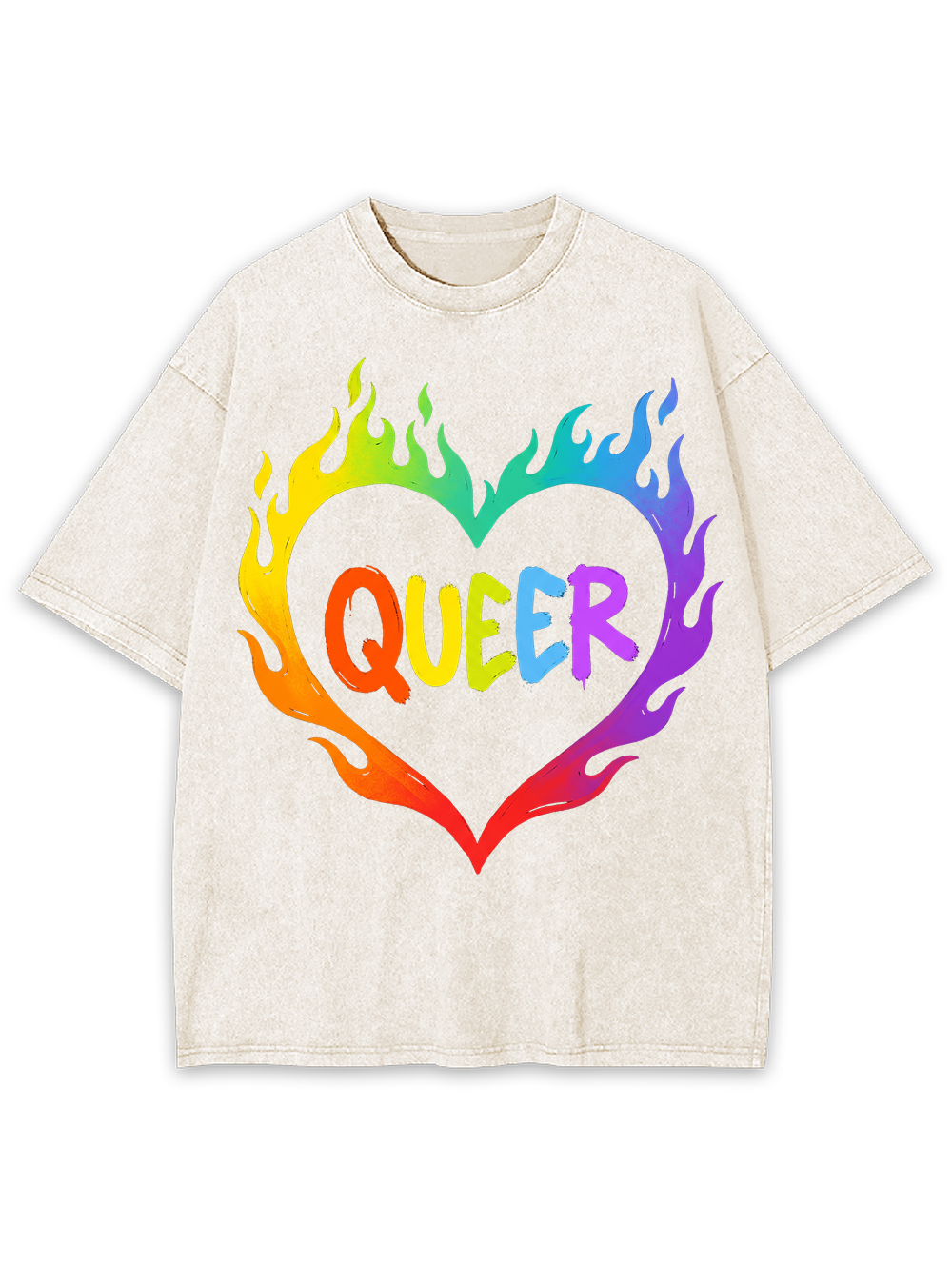 QUEER AAA WASHED TSHIRT