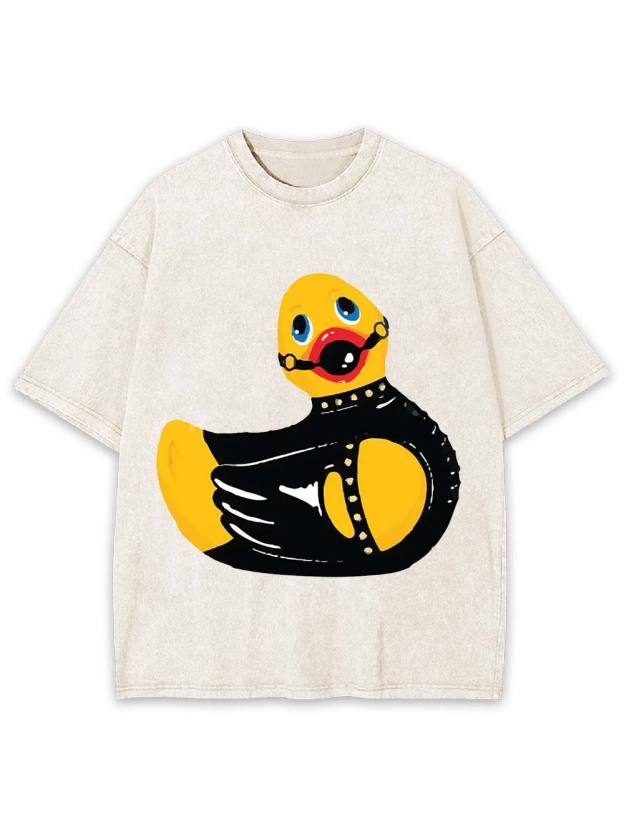 Rubber Duck Gone Rogue Washed Tshirt