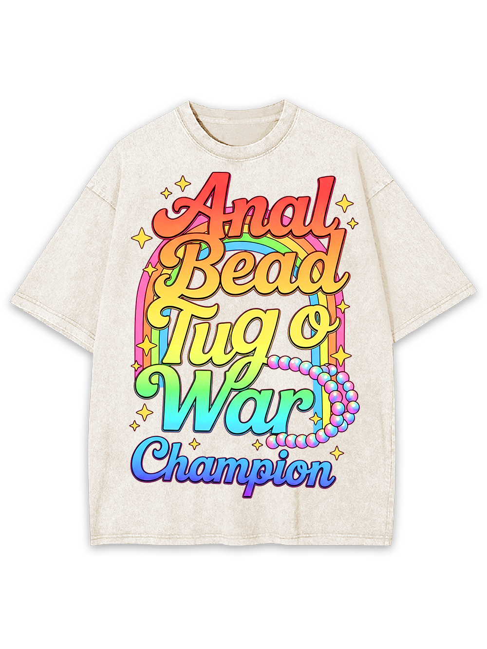 SATIRICAL TEXT AAA WASHED TSHIRT