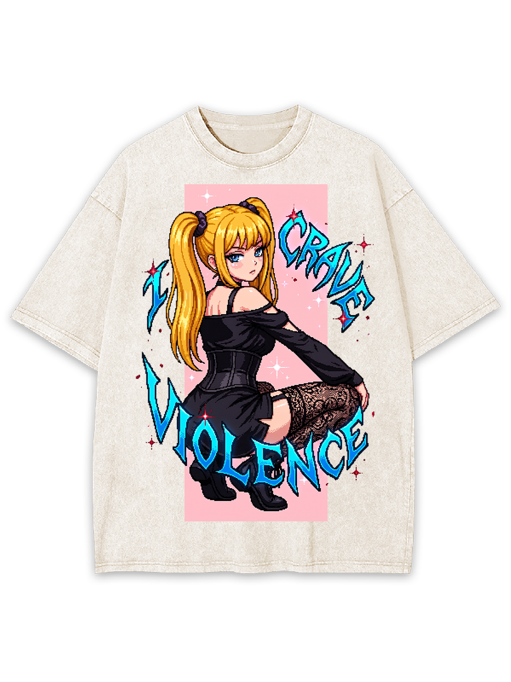 I CRAVE VIOLENCE AAA WASHED TSHIRT