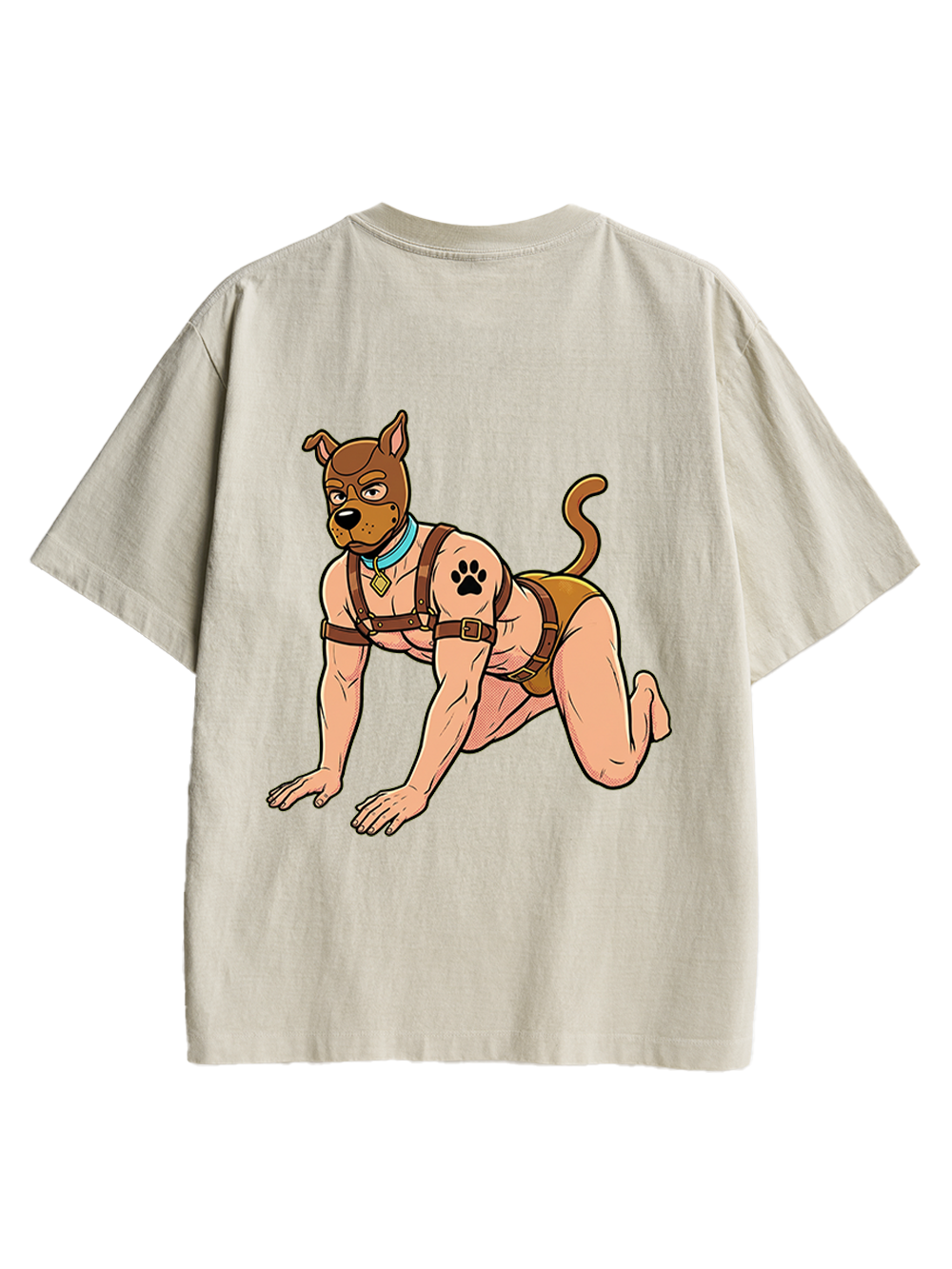 HUMAN PUP PLAY AAA BACKPRINT TSHIRT