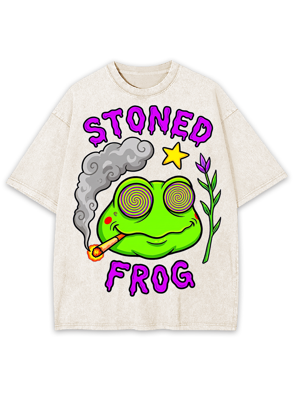 STONED FROG AAA WASHED TSHIRT