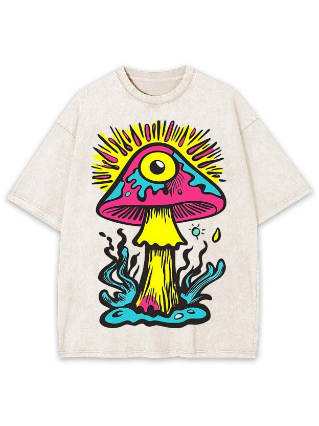EYE OF THE MUSHROOM WASHED TSHIRT
