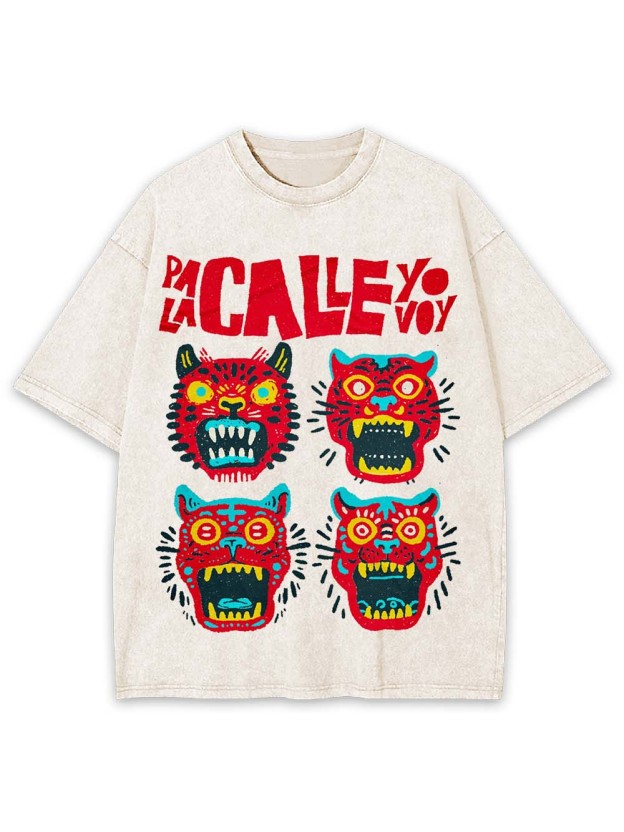 To the Streets I Go Washed Tshirt