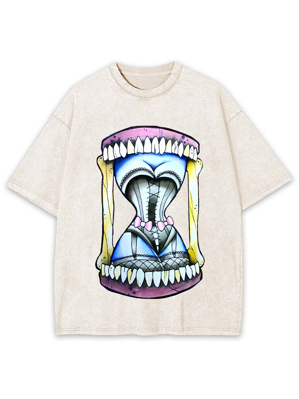 Hourglass of Teeth Washed Tshirt
