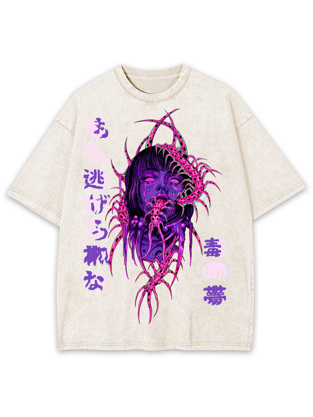 PURPLE NIGHTMARE AAA WASHED TSHIRT