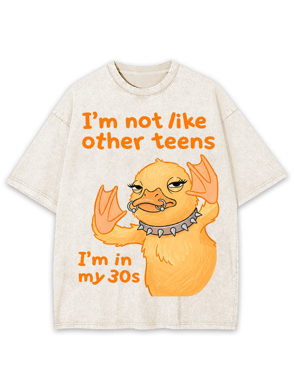 DUCK THIRTIES AAA WASHED TSHIRT