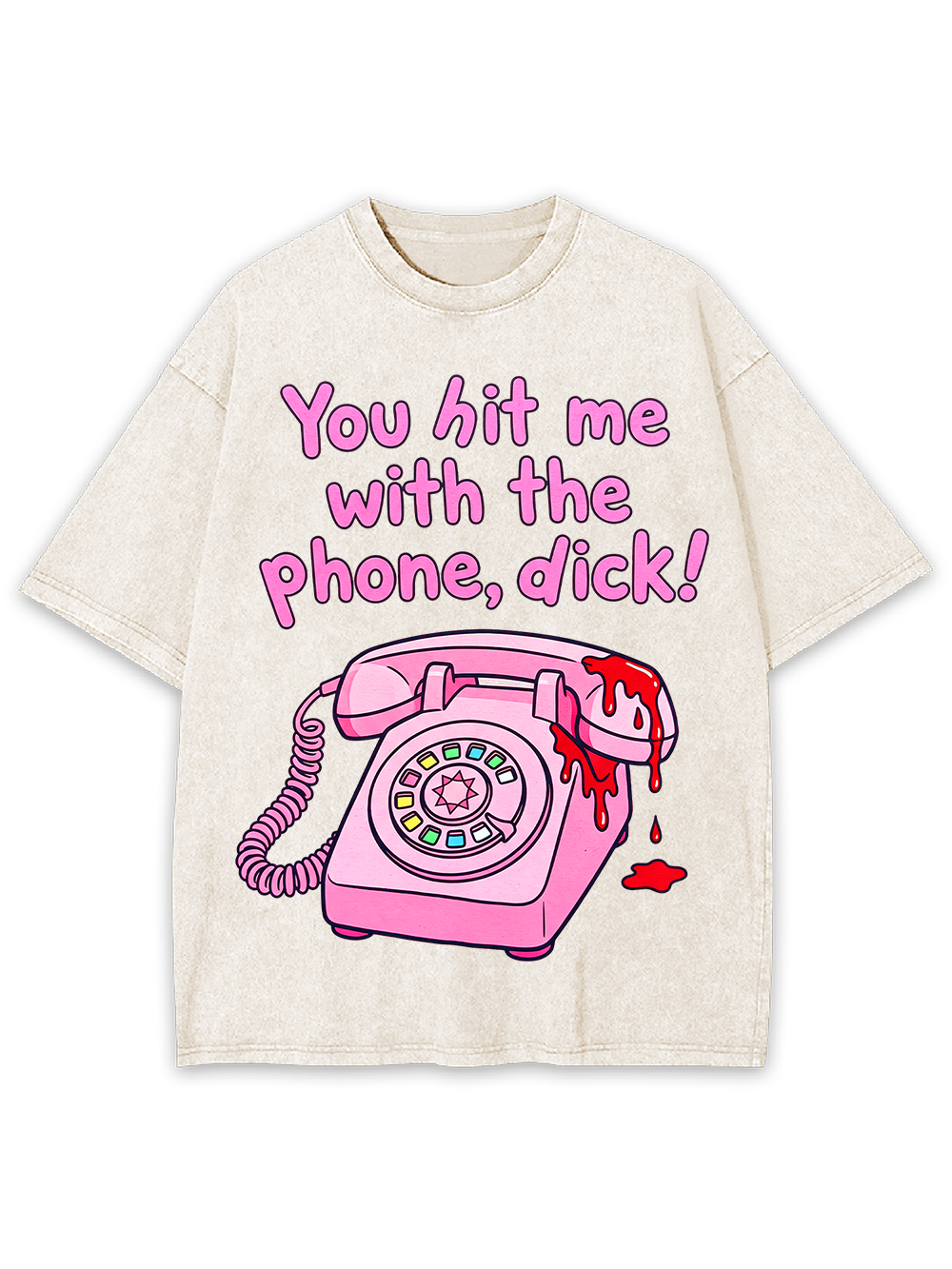 BLOODY CALL AAA WASHED TSHIRT