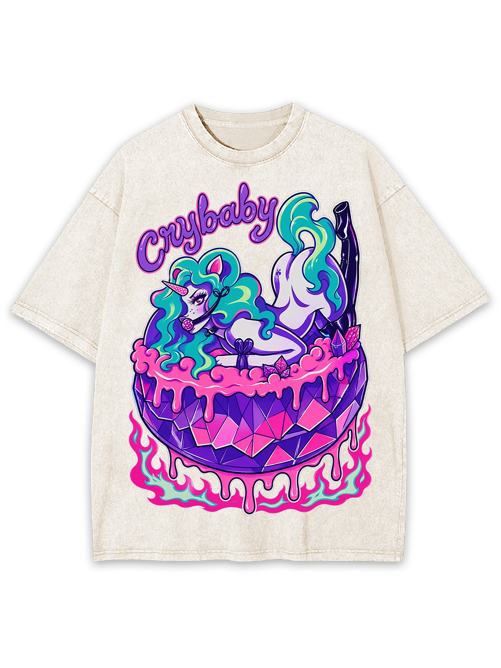 CRYBABY QUEEN AAA WASHED TSHIRT