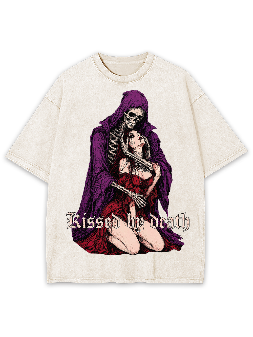 DEATH’S KISS AAA WASHED TSHIRT
