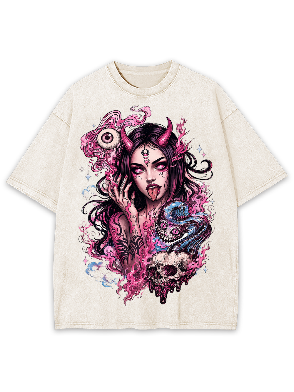 DEMON MUSE AAA WASHED TSHIRT