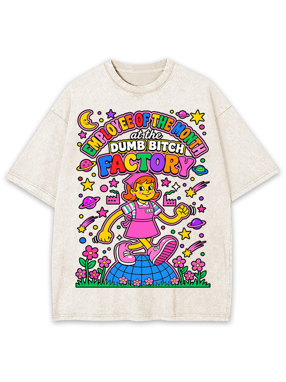 RED GAG AAA WASHED TSHIRT