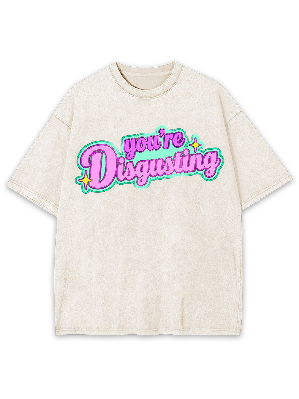 YOU’RE DISGUSTING AAA WASHED TSHIRT
