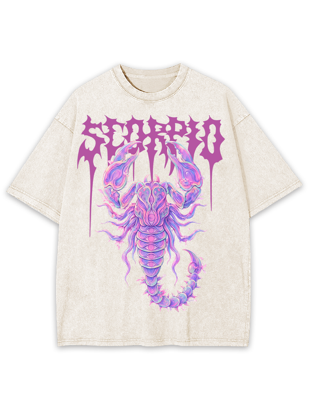 SCORPIO ZODIAC AAA WASHED TSHIRT