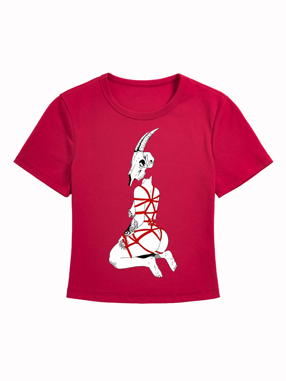 GOAT-HEADED MYSTIQUE BABY TEE