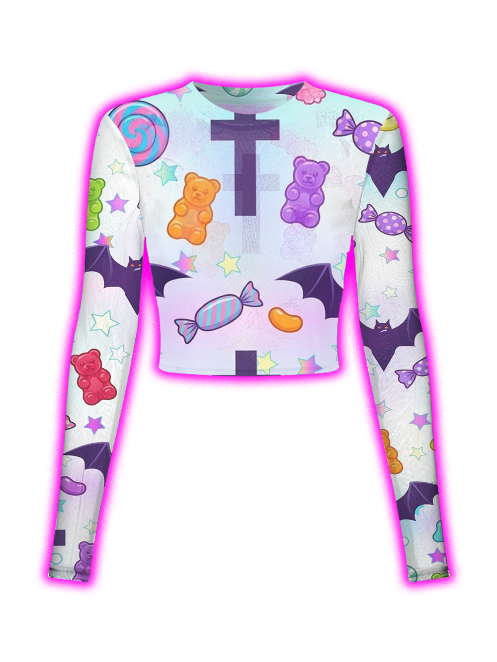 CANDY GOTH MESH TOP