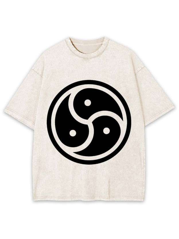 BDSM Emblem Washed Tshirt